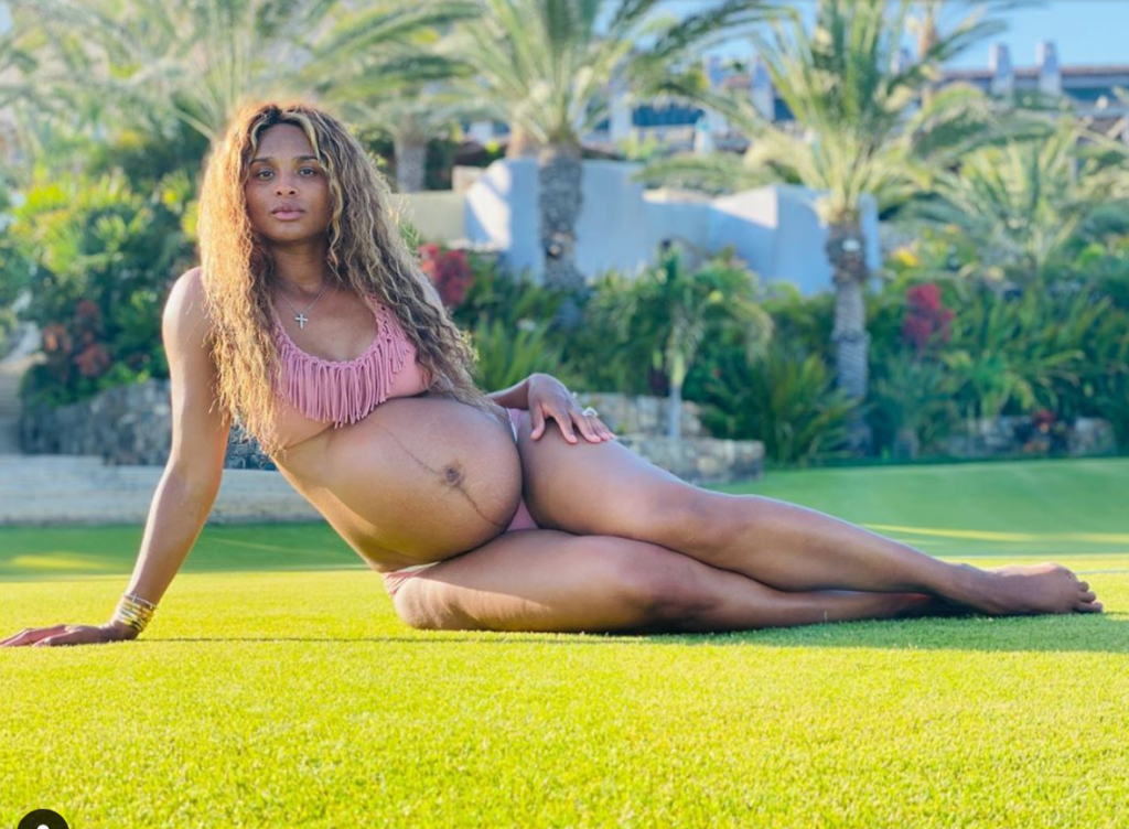 Caligrafía este Corrupto New photos! Pregnant Ciara models a bikini in new shoot - Georgia Sentinel  News