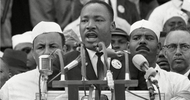 Martin Luther King Jr Speaks at the March on Washington